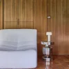Side table, end table, bedside table stainless steel Ø30.5 x H43.5cm