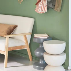 Side table, end table, bedside table metal Ø32 x H46.5cm