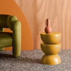 Side table, end table, bedside table metal Ø32 x H46.5cm
