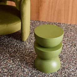 Side table, end table, bedside table metal Ø32 x H46.5cm