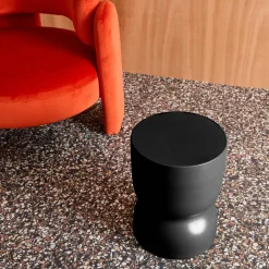 Side table, end table, metal bedside table Ø32 x H42cm