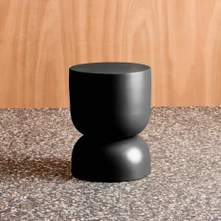 Side table, end table, metal bedside table Ø32 x H42cm