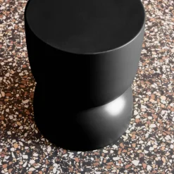 Side table, end table, metal bedside table Ø32 x H42cm