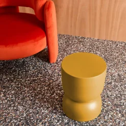 Side table, end table, metal bedside table Ø32 x H42cm