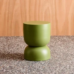 Side table, end table, metal bedside table Ø32 x H42cm