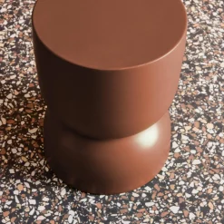 Side table, end table, metal bedside table Ø32 x H42cm