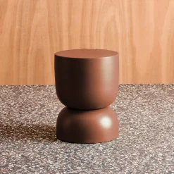Side table, end table, metal bedside table Ø32 x H42cm