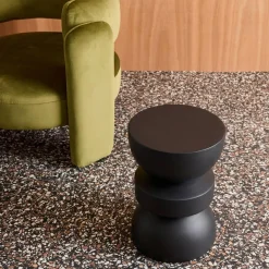 Side table, end table, nightstand metal