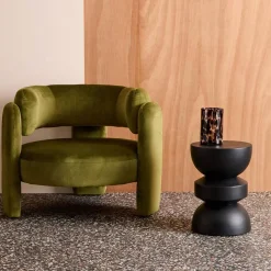 Side table, end table, nightstand metal