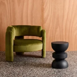 Side table, end table, nightstand metal