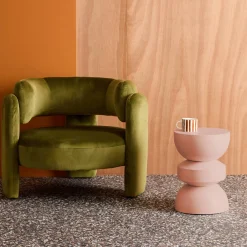 Side table, end table, nightstand metal