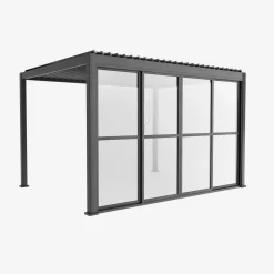 Sliding door aluminium 4m for Triomphe pergola