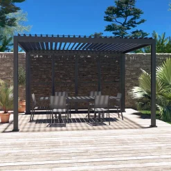 Sliding door aluminium 4m for Triomphe pergola