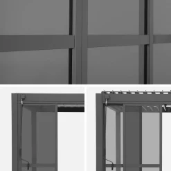 Sliding door aluminium 4m for Triomphe pergola