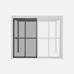 Sliding door aluminium 3m for Triomphe pergola