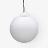 Spherical LED lamp with remote control
