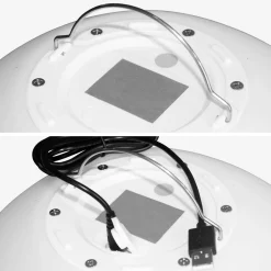 Spherical LED lamp with remote control