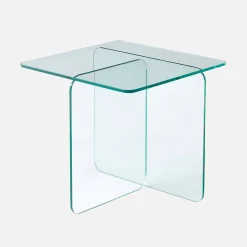 Square coffee table tempered glass