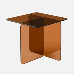 Square coffee table tempered glass