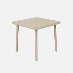 Square steel garden coffee table