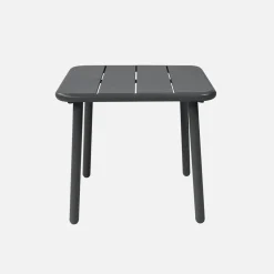 Square steel garden coffee table
