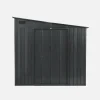 Steel garden shed 5.5m² with anchoring kit