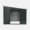 Steel garden shed 8.96m² with anchoring kit