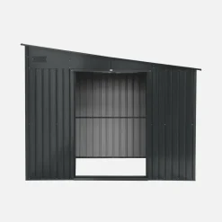 Steel garden shed 8.96m² with anchoring kit