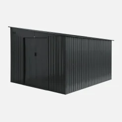Steel garden shed 8.96m² with anchoring kit