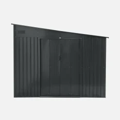 Steel garden shed 8.96m² with anchoring kit