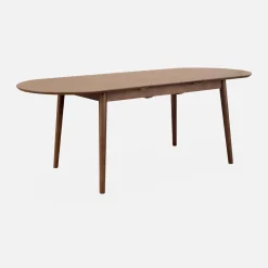 6 to 8-seater extendable oval dining table