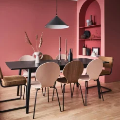 6 to 8-seater extendable rectangular dining table