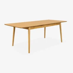 6 to 8-seater extendable rectangular dining table