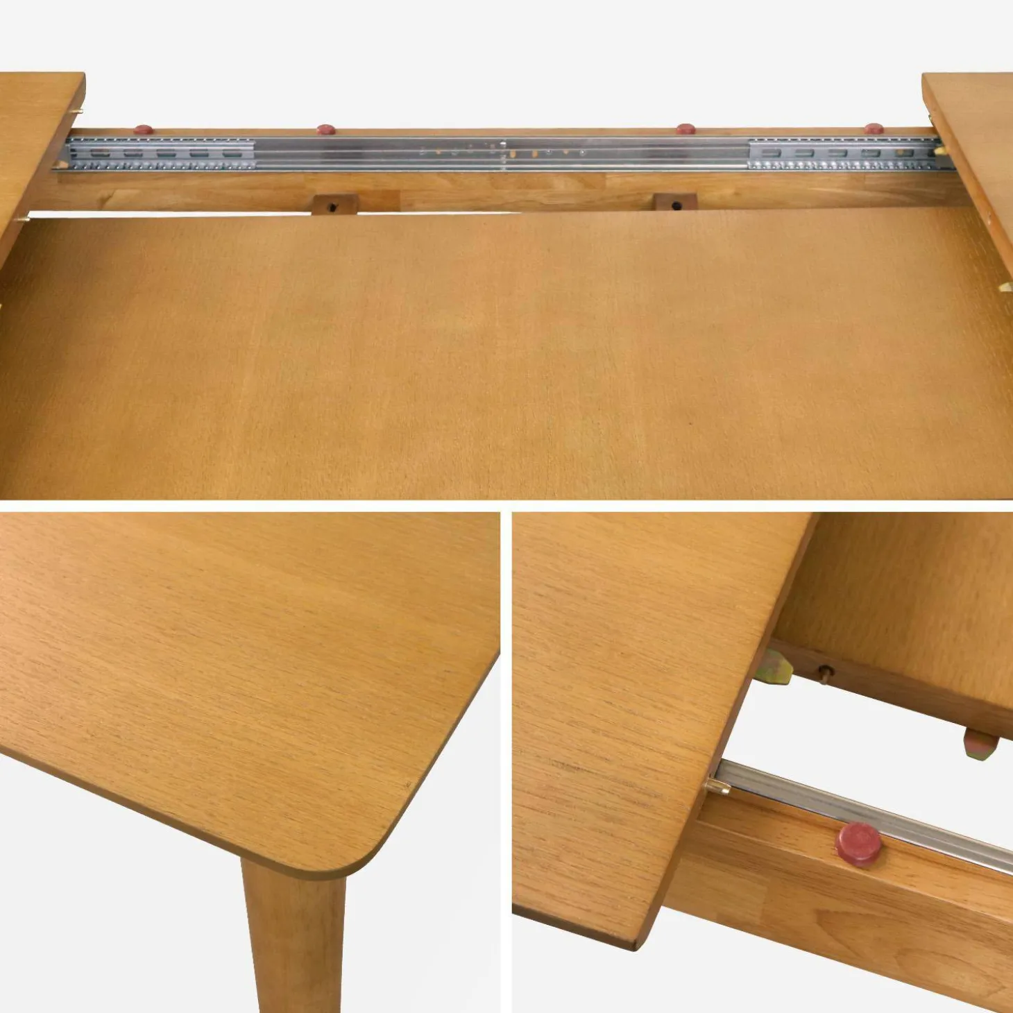 6 to 8-seater extendable rectangular dining table