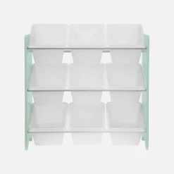 Toy storage unit with 9 compartments (set of 2)