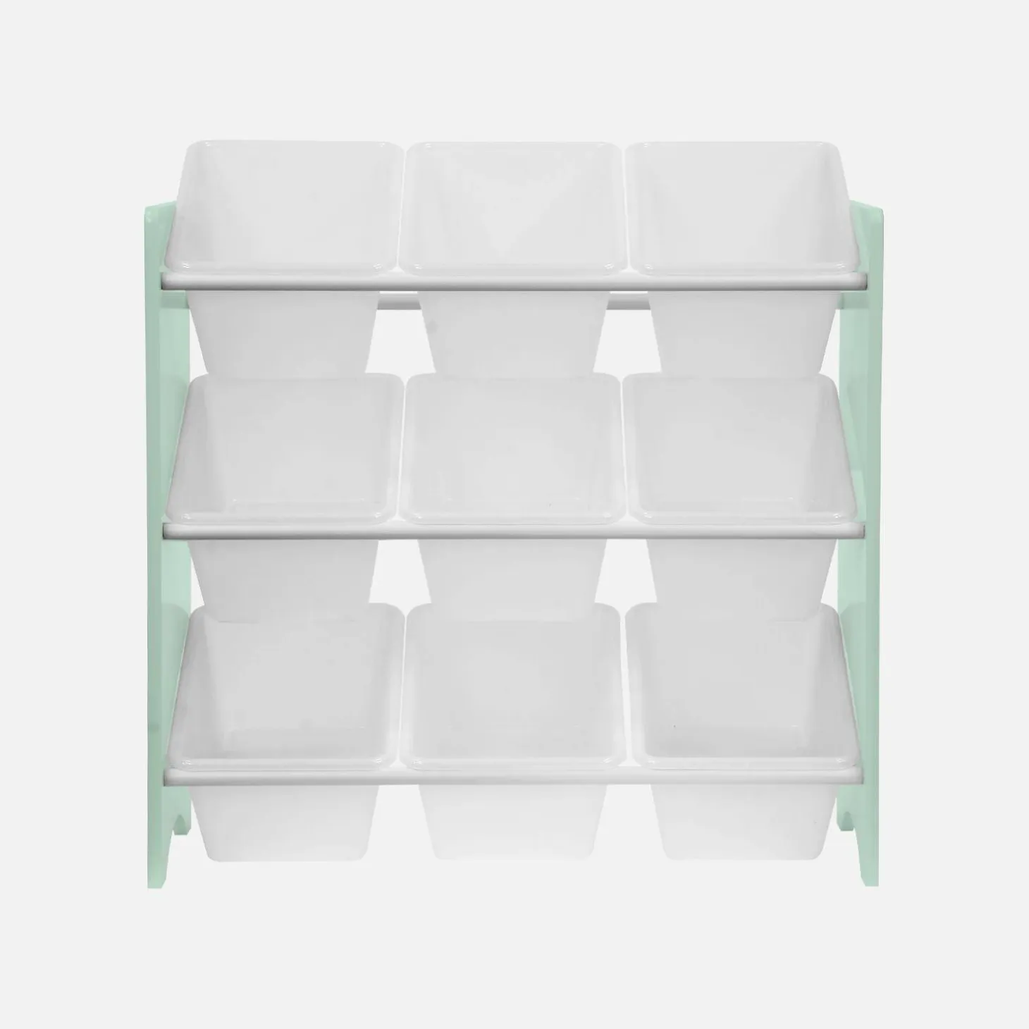 Toy storage unit with 9 compartments (set of 2)