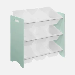 Toy storage unit with 9 compartments (set of 2)