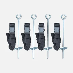 Trampoline anchoring kit
