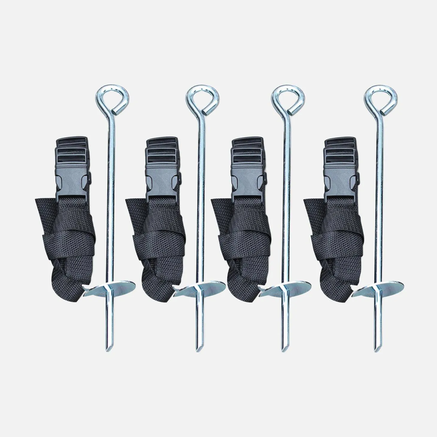 Trampoline anchoring kit