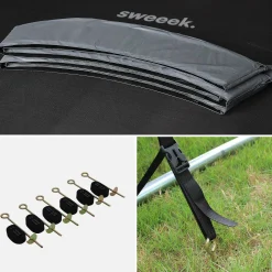 Trampoline 490cm with inner net and accessory pack