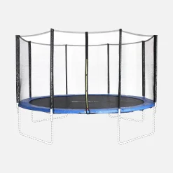 Trampoline safety net