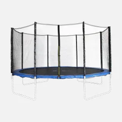 Trampoline safety net
