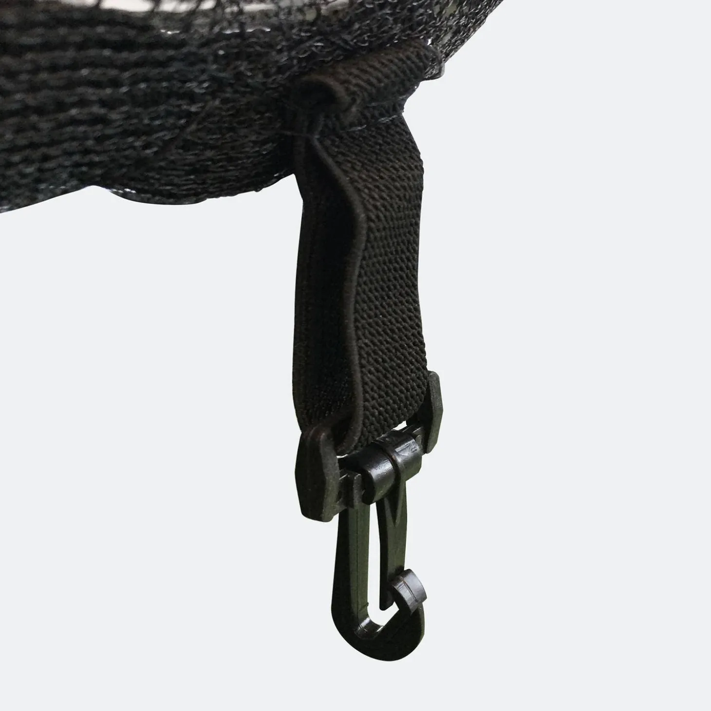 Trampoline safety net