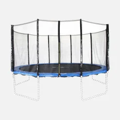 Trampoline safety net