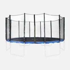 Trampoline safety net