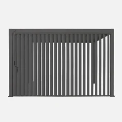 Vertical adjustable louver panel 4m for Triomphe pergola 4x3m