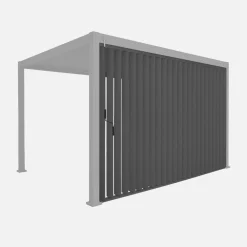 Vertical adjustable louver panel 4m for Triomphe pergola 4x3m