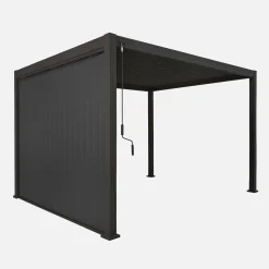 Vertical adjustable louver panel 3m for Triomphe pergola 3x3m V2 4x3m 6x3m