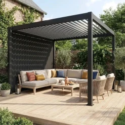 Vertical adjustable louver panel 3m for Triomphe pergola 3x3m V2 4x3m 6x3m