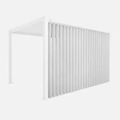 Vertical adjustable louver panel 4m for Triomphe pergola 4x3m